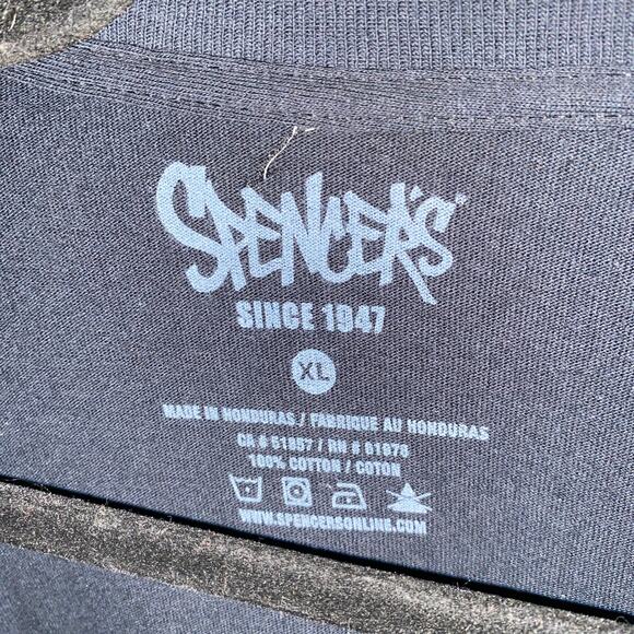 NWOT Spencer's Black Graphic Not A Phase LGBTQ T-Shirt Unisex Adult Size XL - Picture 2 of 3